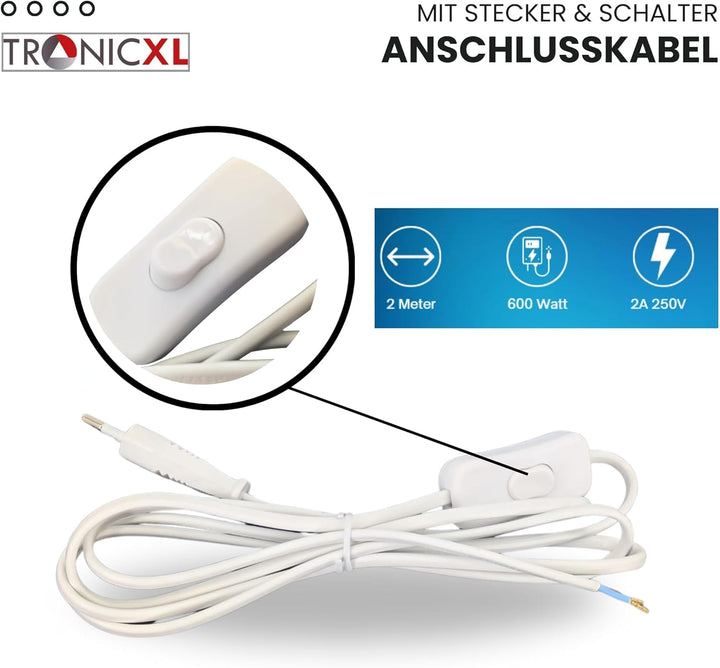 TronicXL Grow Abluft Set 100mm leise Belüftungsset für Growbox Aktivkohlefilter Lüfter Abluftlüfter