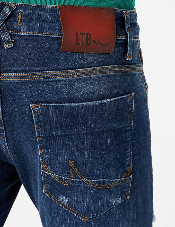 LTB Herren Jeans Joshua - Slim Fit - Blau - Calder Undamaged Wash W29-W40 32W / 34L Luan Wash 53946,
