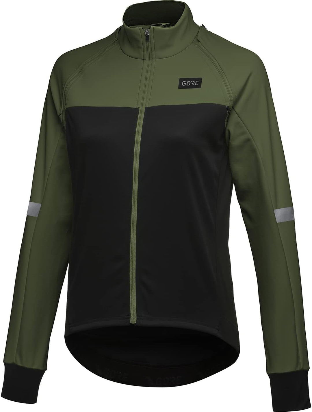 GORE WEAR Damen Phantom Jacke Damen Jacke 34 Black/Utility Green, 34 Black/Utility Green