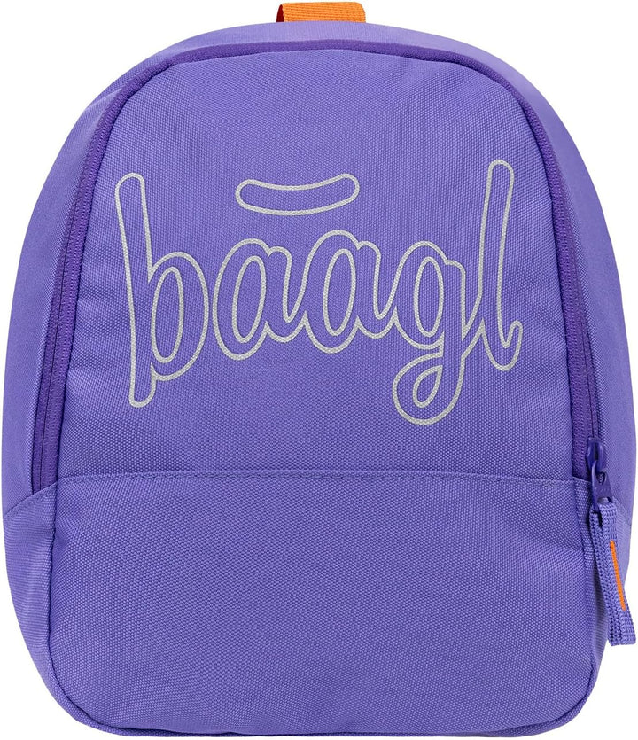 Baagl Sporttasche Mädchen Reisetasche mit Schuhfach Kinder 25 l - Orange | Schwimmtasche für Teenage