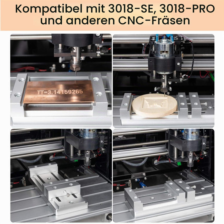 Aluminium Mini-Schraubstock Arbeitstisch Clamp für FoxAlien 3018-SE, Masuter 4040 und 4040-XE CNC-Fr