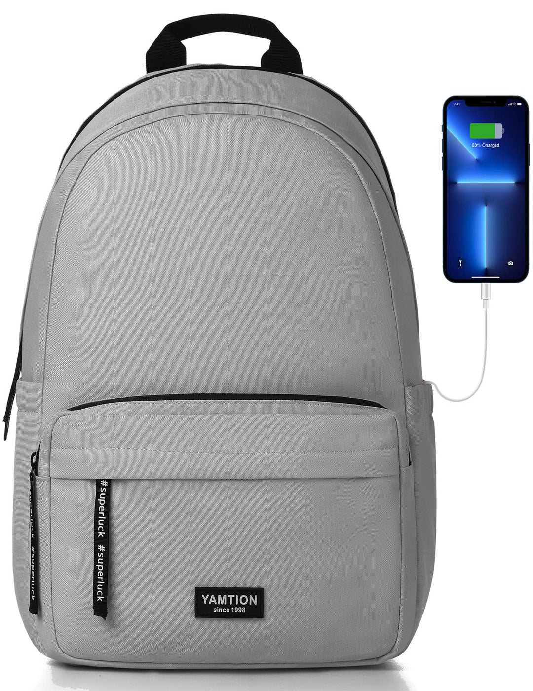 YAMTION Rucksack Herren Schulrucksack Jungen Teenager,Schultasche Mädchen Teenager Rucksack Laptop D