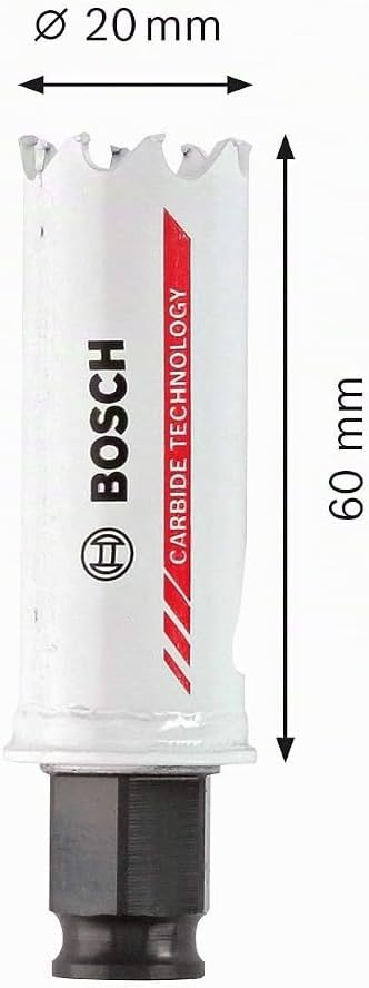Bosch Professional Carbide Lochsäge Endurance Heavy Duty (Ã˜ 20 Mm, Zubehör Bohrmaschine) Ø 20 mm, Ø