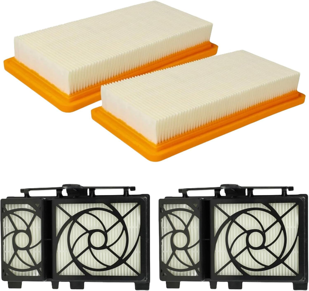 4 Stück Filter Zubehör für Kärcher DS6 DS 6 Premium Staubsauger Ersatzfilter Ersatzteile (2 Motorsch