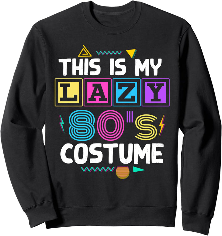 Achtziger Jahre 1980er Kostüm Mottoparty Retro 80er Sweatshirt