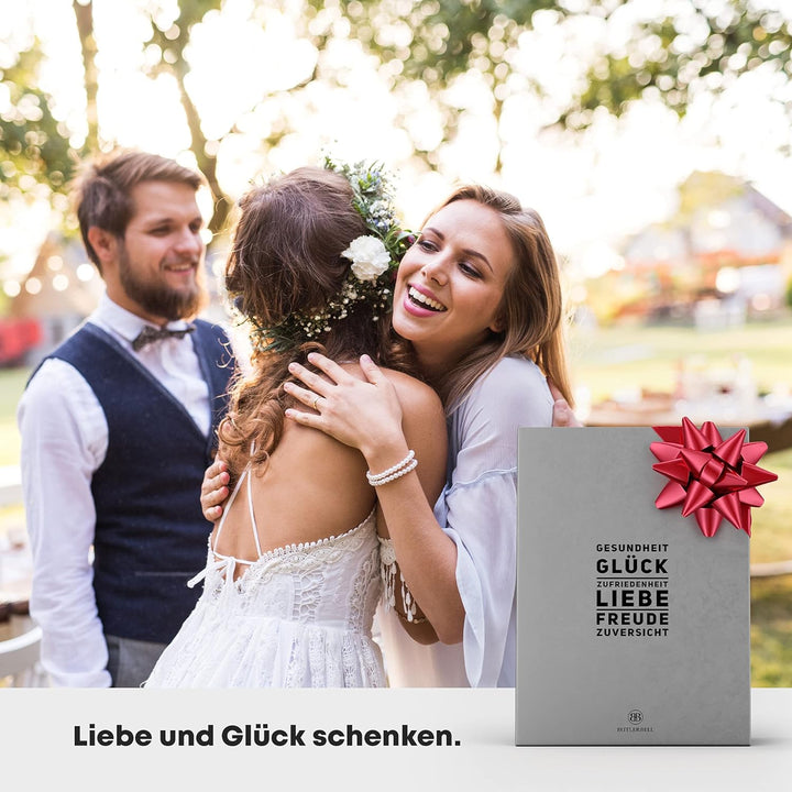 BUTLERBELL® Salz und Pfeffermühle mit Keramikmahlwerk | Gewürzmühlen Set | Hochzeitsgeschenke für Br