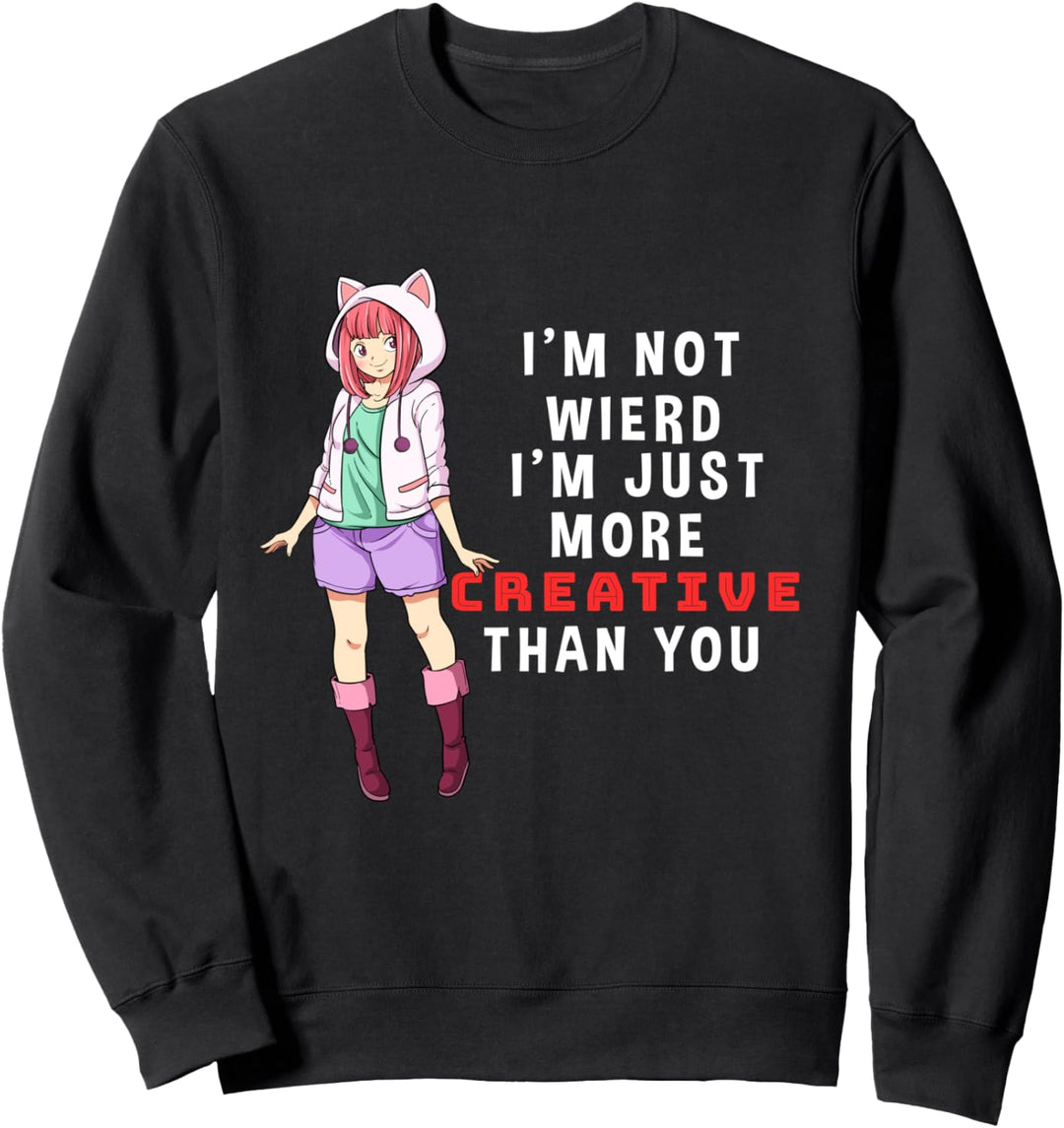Im nicht nicht seltsam Anime-Geschenk Japanischer Anime Sweatshirt
