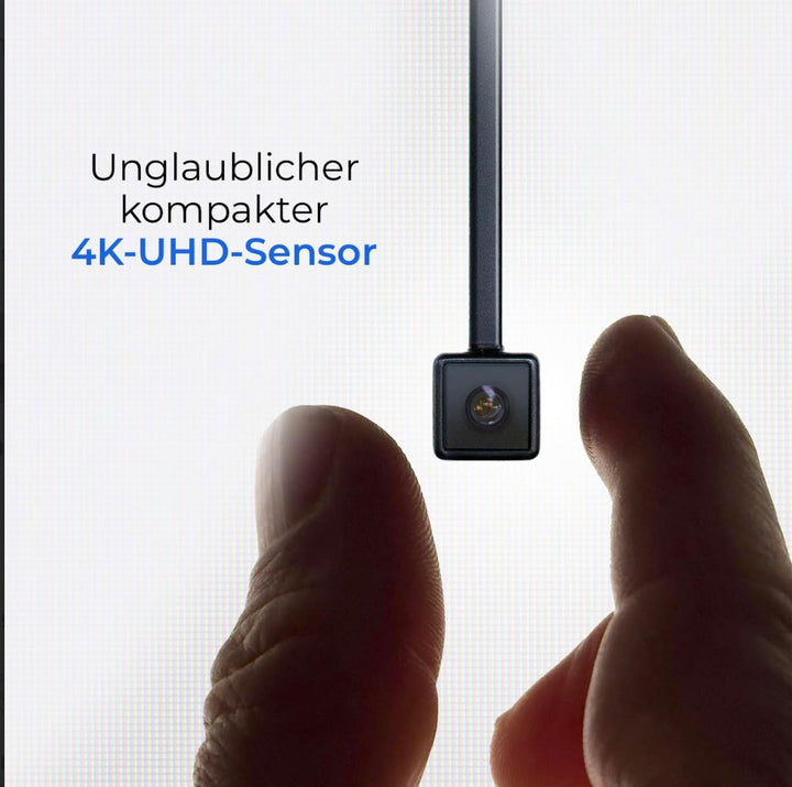 Pro 4K HD Webcam mit Mikrofon, Light Panel und Sichtschutzklappe, Augenkontakt-Webcam, Plug&Play mit