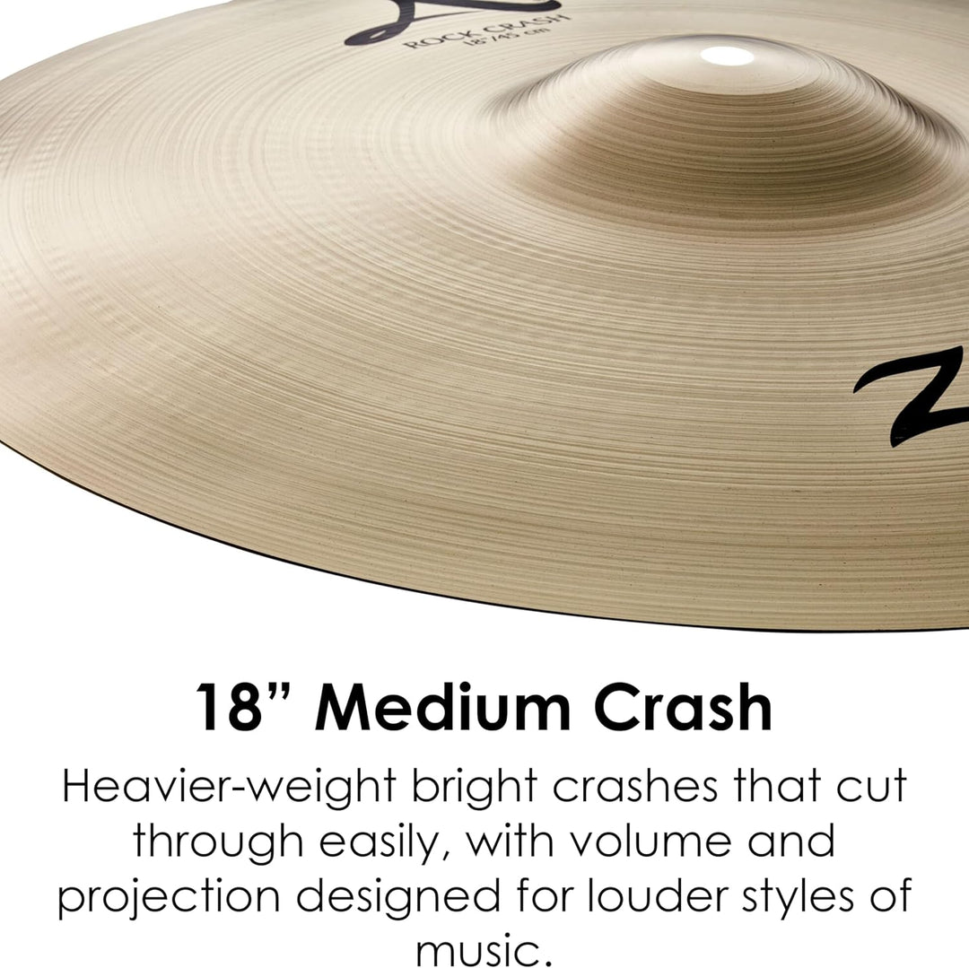 Zildjian A Zildjian Series - 18" Rock Crash Cymbal 18 Zoll Rock, 18 Zoll Rock