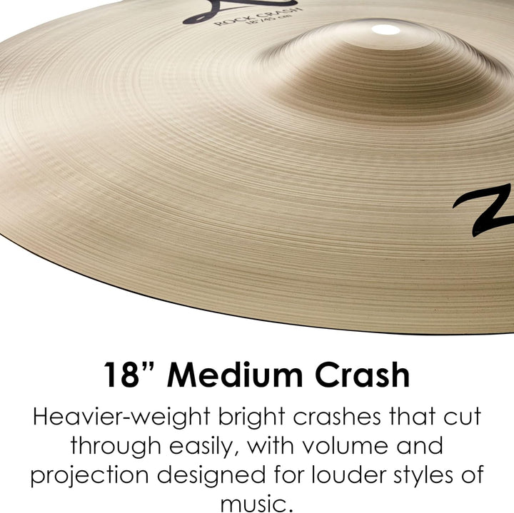 Zildjian A Zildjian Series - 18" Rock Crash Cymbal 18 Zoll Rock, 18 Zoll Rock