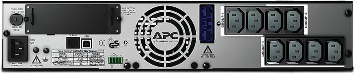 APC Smart UPS SMX - SMX1500RMI2U - USV 1500VA (Rack / Tower, bis zu 14 min. Überbrückungszeit bei St