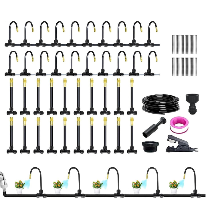 Bewässerungssystem Für Garten - Bewässerungssystem Für Pflanzen Mit Einstellbarer Düse,Schnellverbin