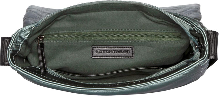 TOM TAILOR bags Jody Damen Umhängetasche Umschlagtasche Klein Silber Grün, Grün