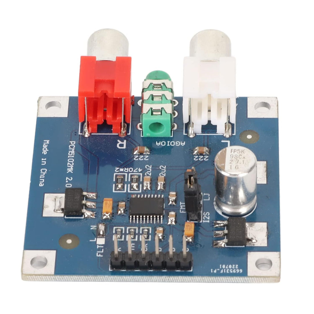 DAC Decoder Board I2S, 32bit 384K Digital-Audio-Modul mit 3,5mm Kopfhörerausgang für Stereoverstärke