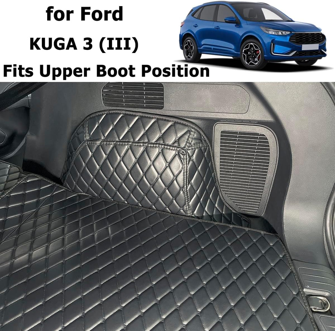 Kofferraumwanne kompatibel mit Ford KUGA 3 (III) 2019-2026 (obere Ladeboden) Kofferraummatte Kofferr
