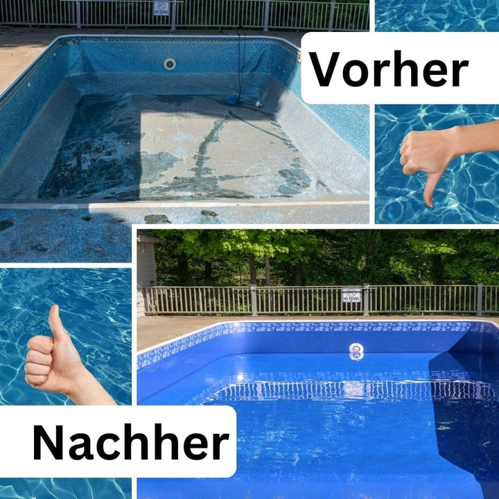 Poolfolie Innenhülle Ovalpool 623 x 360 x 120 cm - 0,8 mm blau Ovalbecken