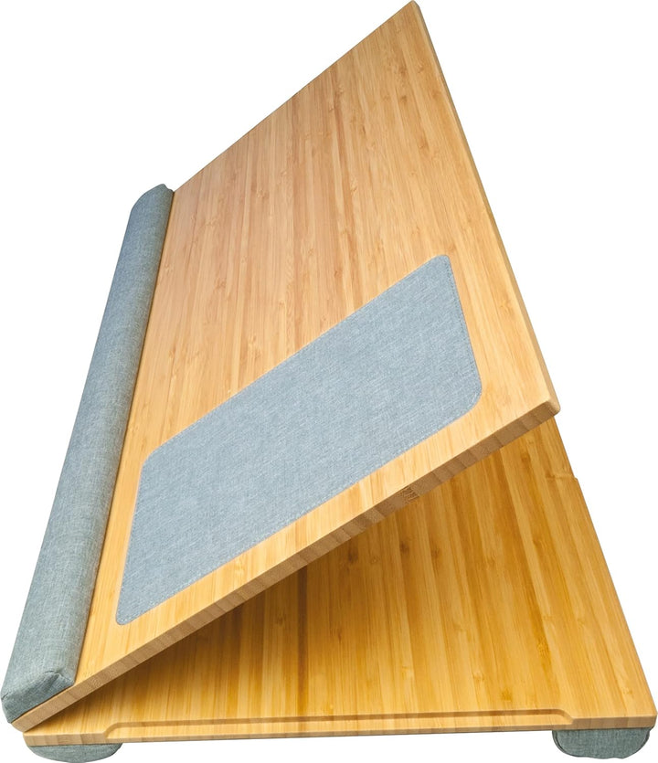 SCHWAIGER 659917 Bambus Laptop Notebook Ständer Knieauflage Computertisch Laptop-Halterung Schreibti