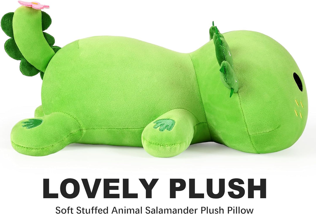 shownicer Plüschtier Axolotl Kuscheltier Stofftier Kawaii Axolotl Plüsch, Axolotl Plüschkissen Spiel