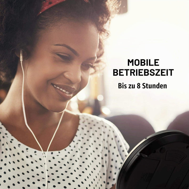 OneConcept CDC 100MP3 - Discman mit Netz- oder Batteriebetrieb, USB, Formate: CD, CD-R, CD-RW und MP
