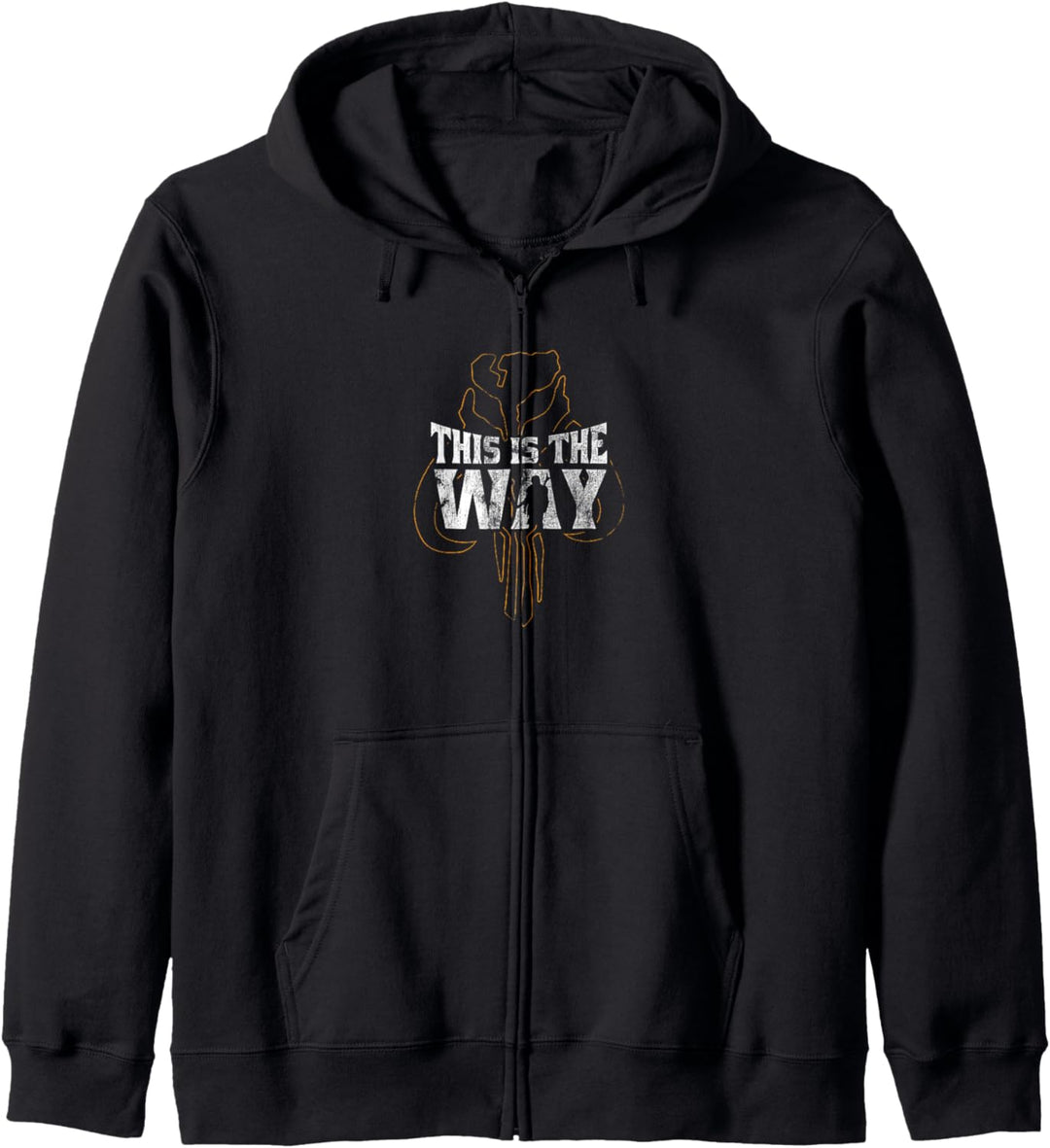 Star Wars: The Mandalorian This Is The Way Skull Silhouette Kapuzenjacke