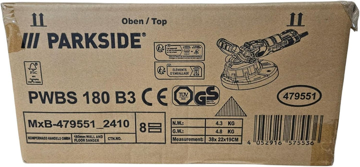Parkside Wand- und Bodenschleifer »PWBS 180 B2«, 1050 W