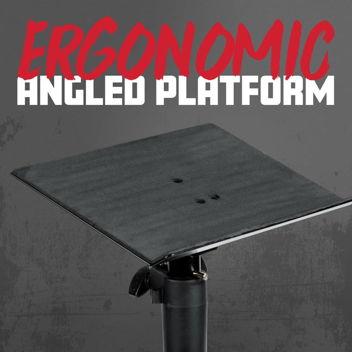 Gator Frameworks Universeller Laptop-Ständer mit höhenverstellbarer Basis und Ballastgewicht (GFWLAP