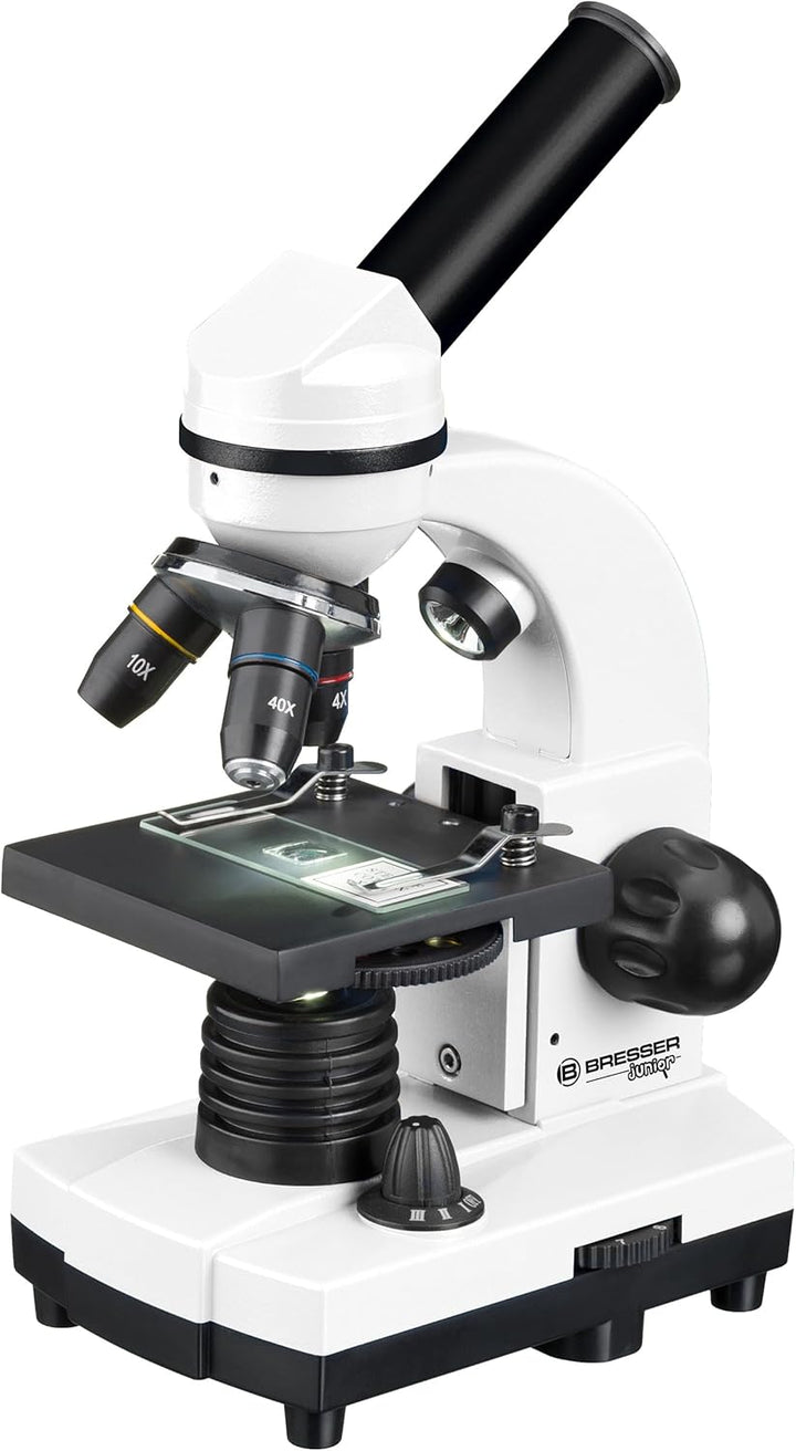 Bresser Biolux SEL Schülermikroskop Set mit Beleuchtung, Smartphoneadapter, Hartschalenkoffer, einem