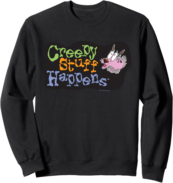 Courage the Cowardly Dog Creepy Stuff Happens Sweatshirt