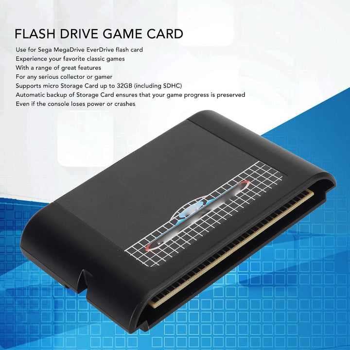 GOWENIC 32 GB Micro-Speicherkarten-Flash-Cartridge für die Genesis MegaDrive-Konsole mit Klassischen