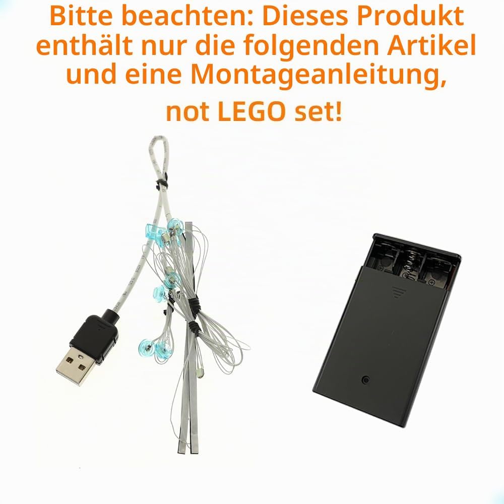 GEAMENT LED Licht-Set Kompatibel mit Lego Expecto Patronum - Beleuchtungsset für Harry Potter 76414