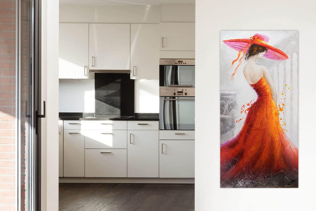 KunstLoft Leinwandbild | 100% HANDGEMALT | 60x120cm | Gemälde &