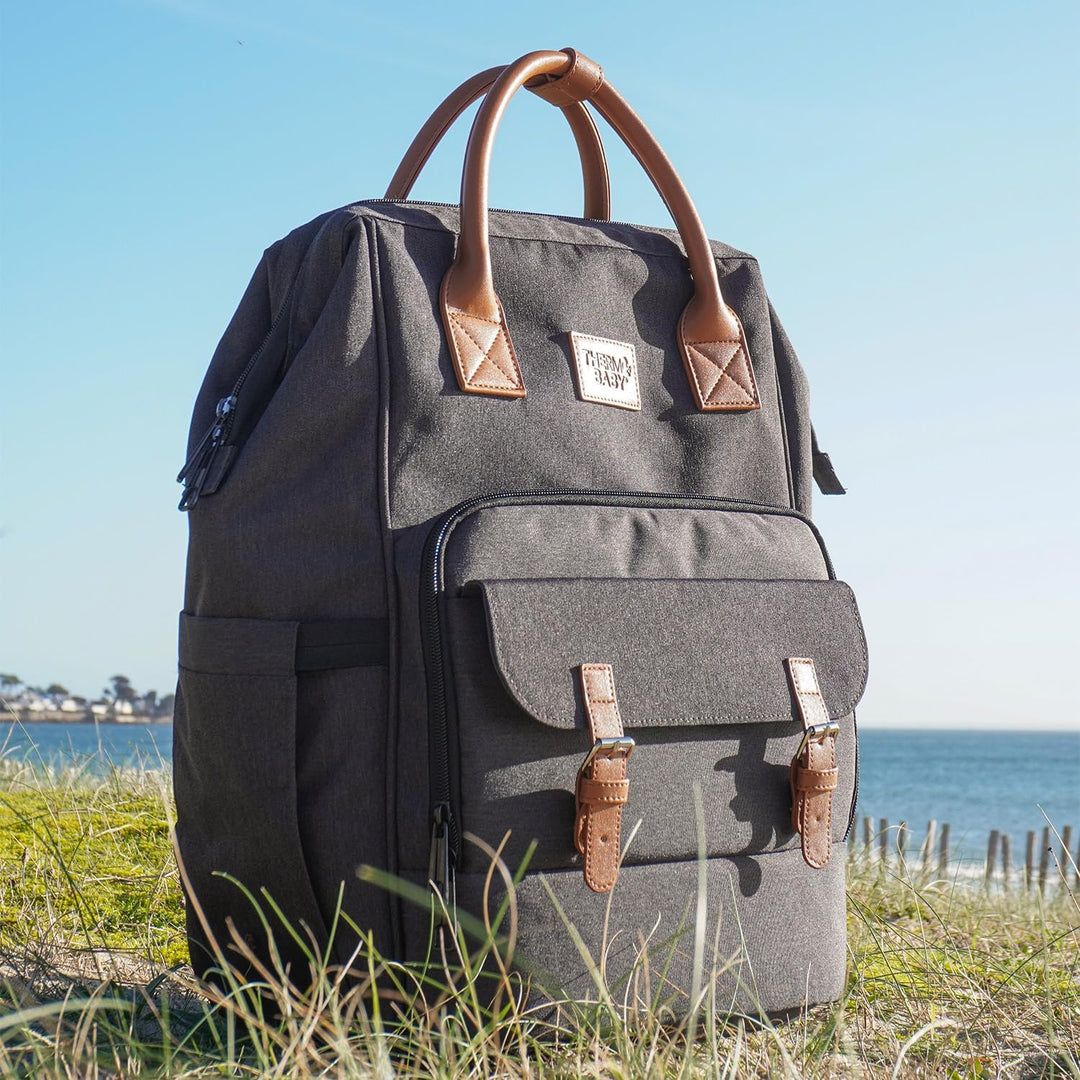 Thermobaby - ESCAPADE-Wickeltasche - Baby-Wickelrucksack - Tasche mit Wickelauflage für Babys Jungen