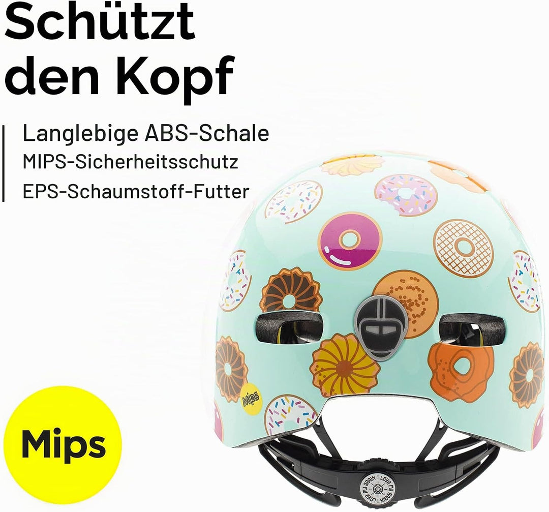 Nutcase Kinder Fahrradhelm Little Nutty MIPS, Doh, 48-52 cm, 10001
