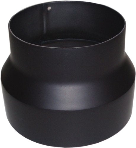 Ofenrohr-Reduzierung 130 auf 120 mm, schwarz 2004607