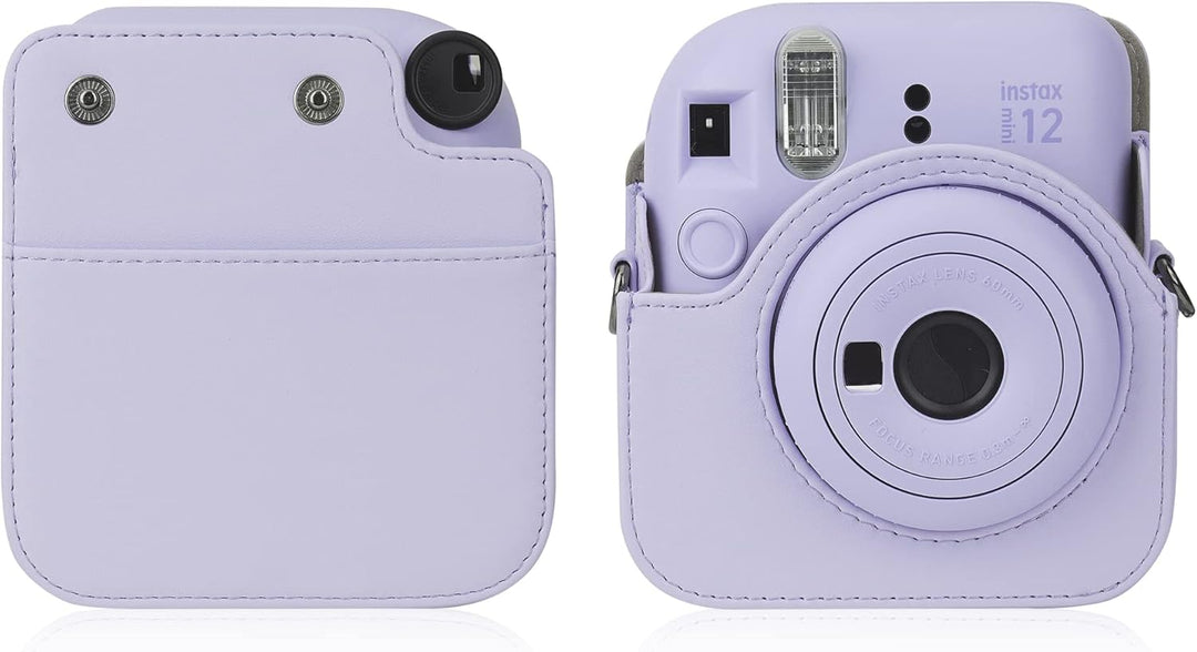 ZUIKAKU 15 in 1 Mini 12 Zubehör Kompatibel mit Fujifilm Instax Mini 12 Sofortbildkamera. (Lila), Lil