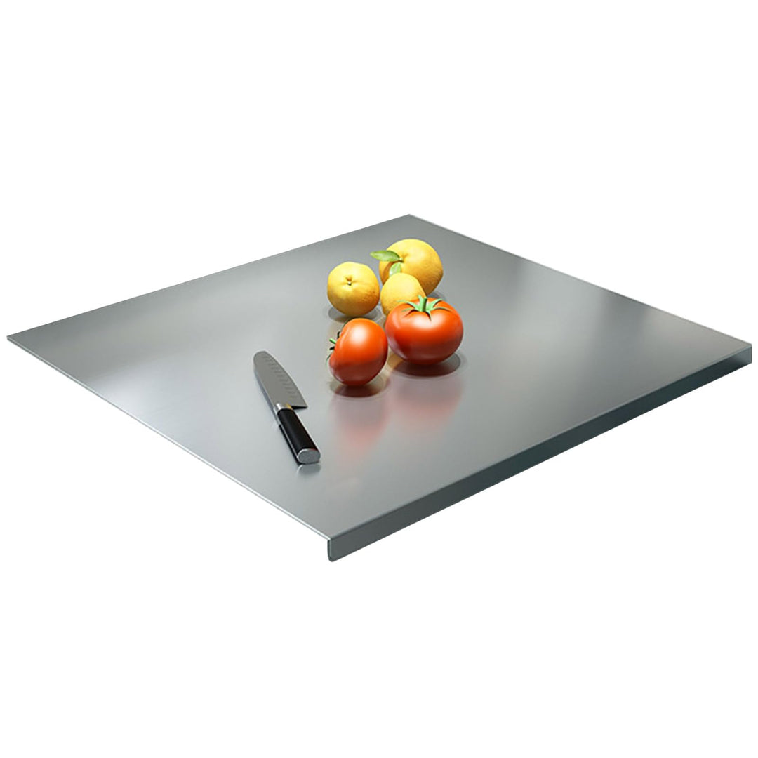Arbeitsplatte aus Edelstahl Schneidebrett 50 x 40 cm Schneidebretter aus Edelstahls Stainless Steel