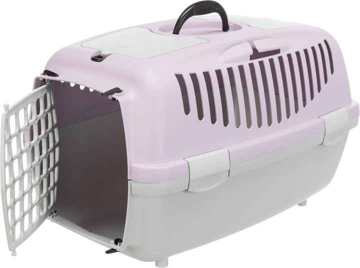 Trixie Transportbox Capri hellgrau/hellflieder (Capri 2, XS-S: 37 × 34 × 55 cm) Capri 2 XS–S: 37 × 3