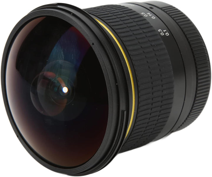 Cuifati 8 Mm F/3.0 Fisheye-Objektiv für Nikon F(DX)/APS-C F-Mount D3200, D3300, D3400, D5200, D5300,