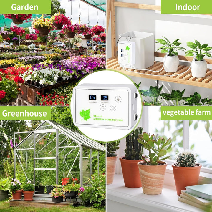 Automatisches Bewässerungssystem Indoor für Garten Pflanzen, Vankarr Automatische Bewässerung mit Pu