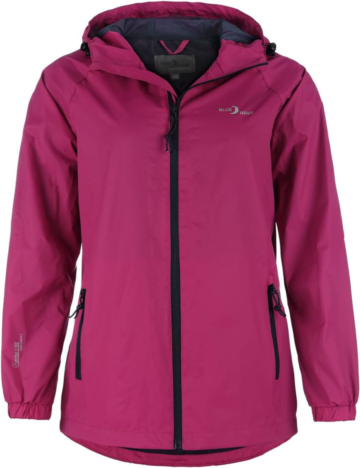 Blue Wave Damen Funktionsjacke Fabienne - Outdoor-Jacke Regenjacke Wander- und Fahrradjacke 38 azurb