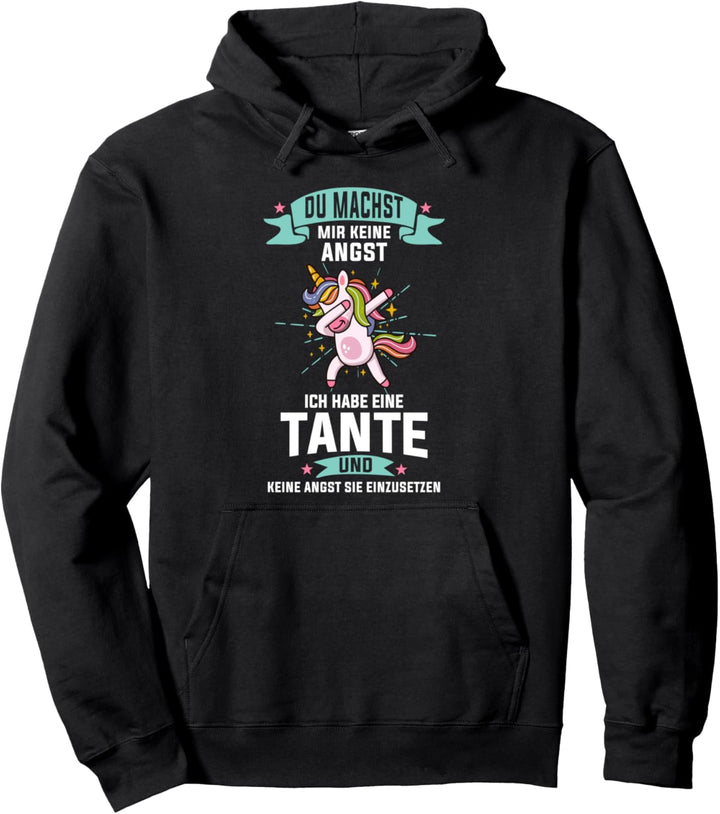 Tante Nichte Einhorn Tante Pullover Hoodie