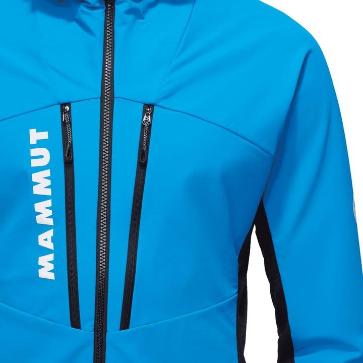 Mammut Herren Aenergy So Hybrid Hooded Jacket Men Softshell Jackets (1er Pack) XXL Glacier Blue-Blac