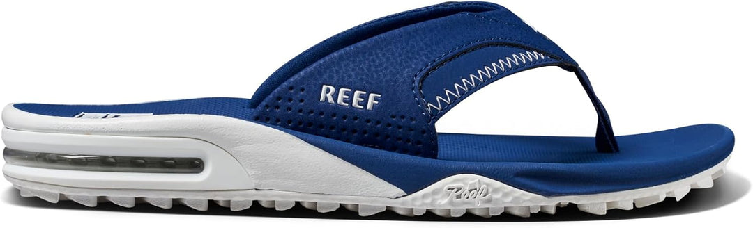 Reef Herren Fanning PregameFlipflop 47 EU Marineblau Weiss, 47 EU Marineblau Weiss