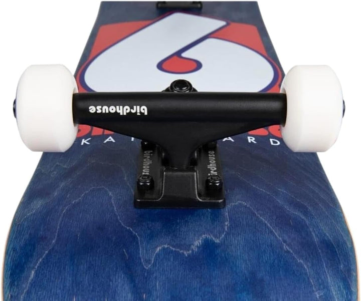 Birdhouse B Logo Stage 3 Factory Komplett Skateboard Navy Red 19,7 cm
