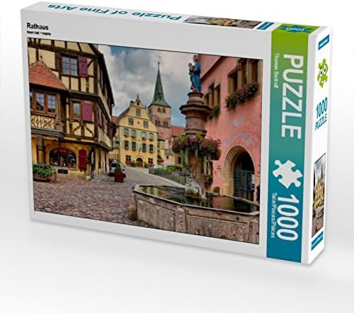 CALVENDO Puzzle Rathaus 1000 Teile Lege-Grösse 64 x 48 cm Foto-Puzzle Bild von Thomas Bartruff, 1000