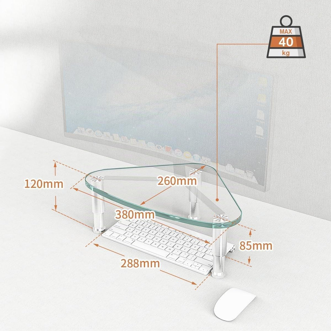 Hemudu Triangle Monitorständer, ergonomischer Laptopständer, Bildschirmerhöhung Bildschirmständer fü