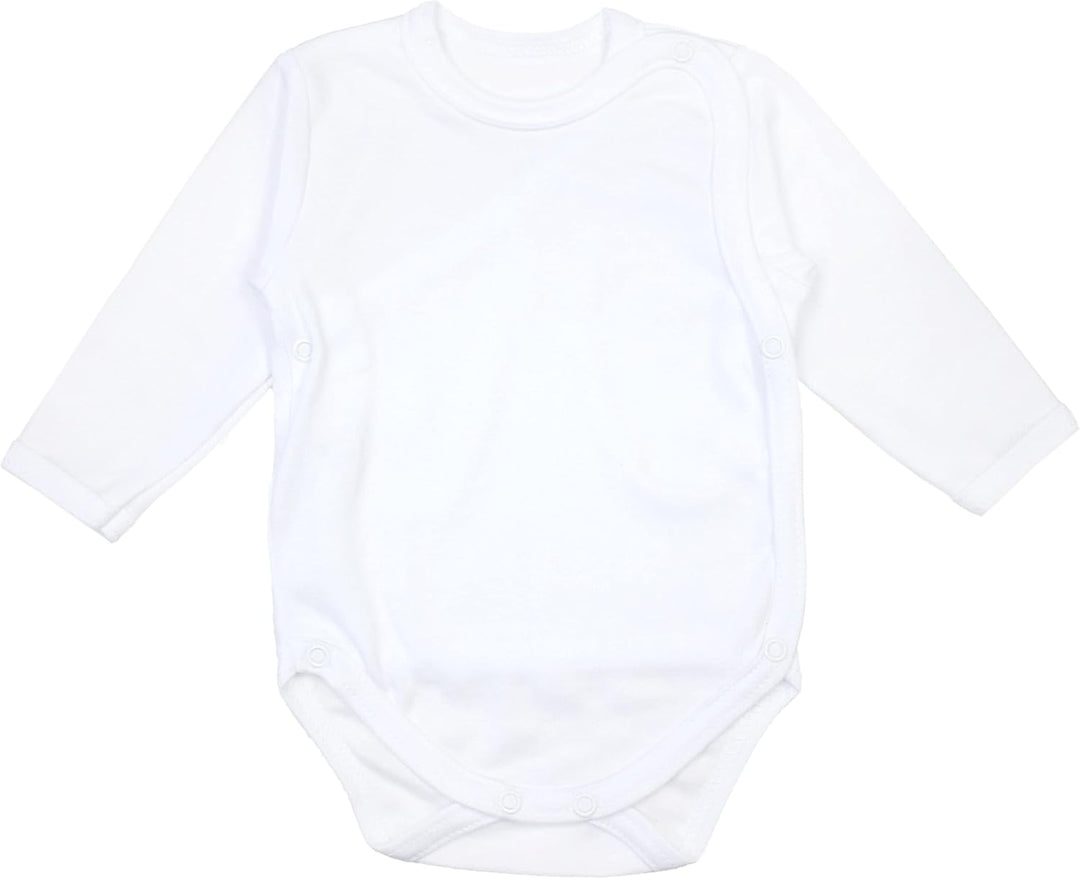 TupTam Baby Body Langarm – Wickelbody Langarm für Jungen & Mädchen, 5er Pack, 100% Baumwolle, OEKO-T