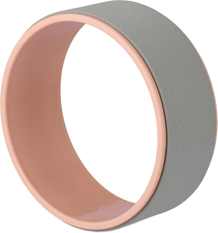 Relaxdays Yogarad, Ø 32 cm, Kunststoff, Schaumstoff, rutschfest, für Rückenübungen, Dehnbarkeit, Yog