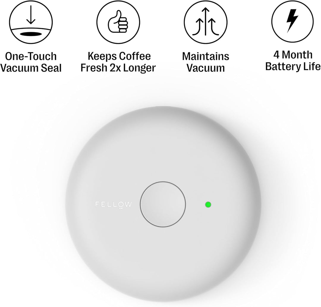 Fellow Atmos Elektrische Vakuumkanister & Vorratsbehälter – Luftdichte Kaffee- & Lebensmittelbehälte