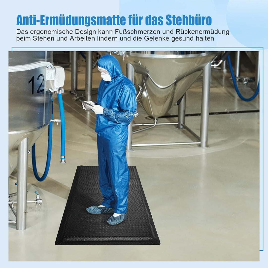 Anti Ermüdungsmatte für Steharbeitsplätze, Ergonomische Arbeitsplatzmatte Anti Fatigue Stehmatte, 92
